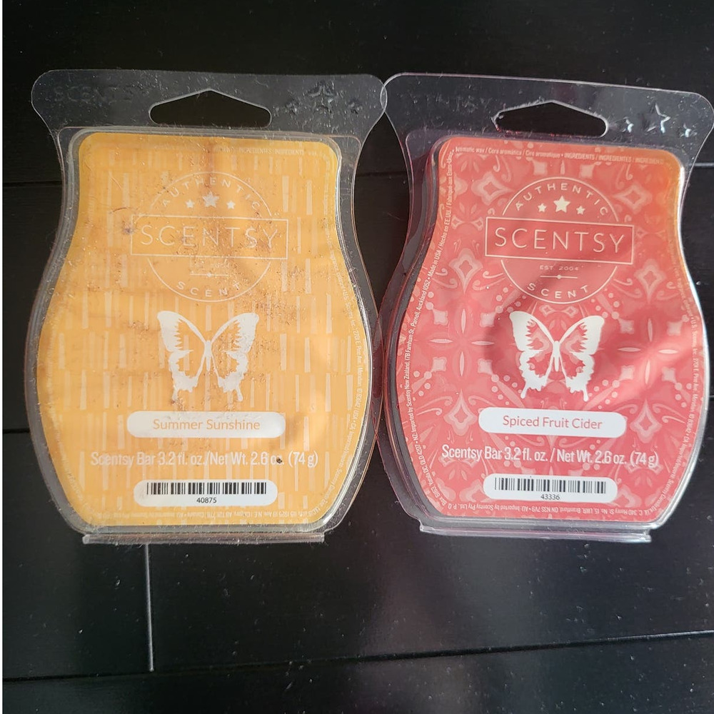 Discontinued Scentsy Bar Bundle - Spiced Fruit Cider & Summer Sunshine